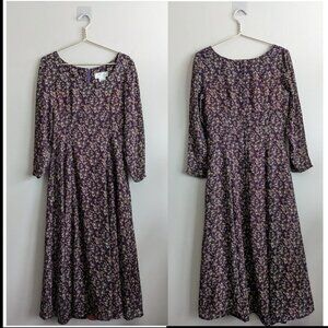 Vintage Tristan and Iseut Floral Dress
